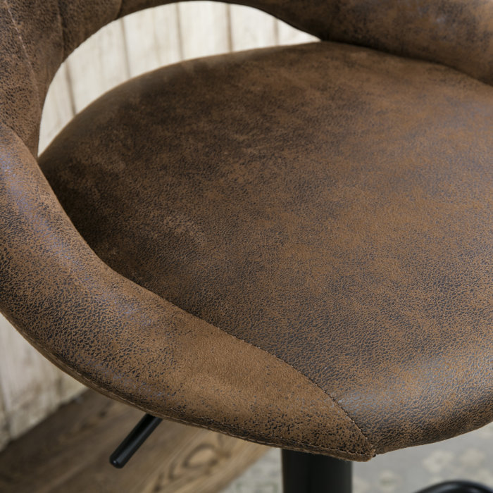 Foundry Select Newville Swivel Adjustable Height Stool & Reviews Wayfair